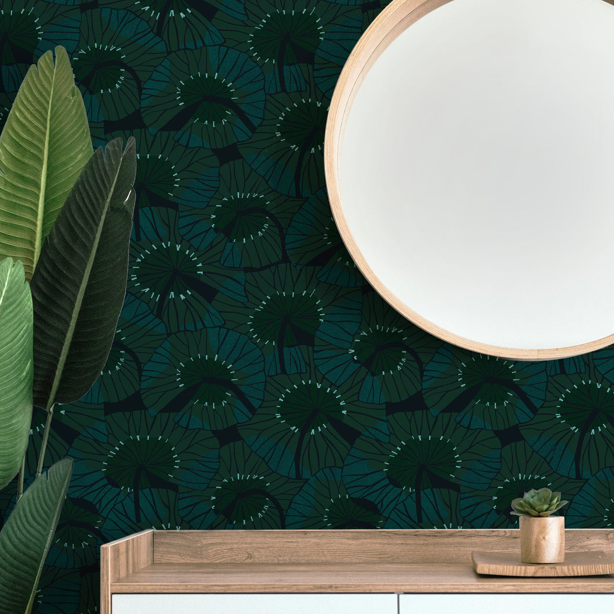 Image of Lilypad in Twilight Wallpaper