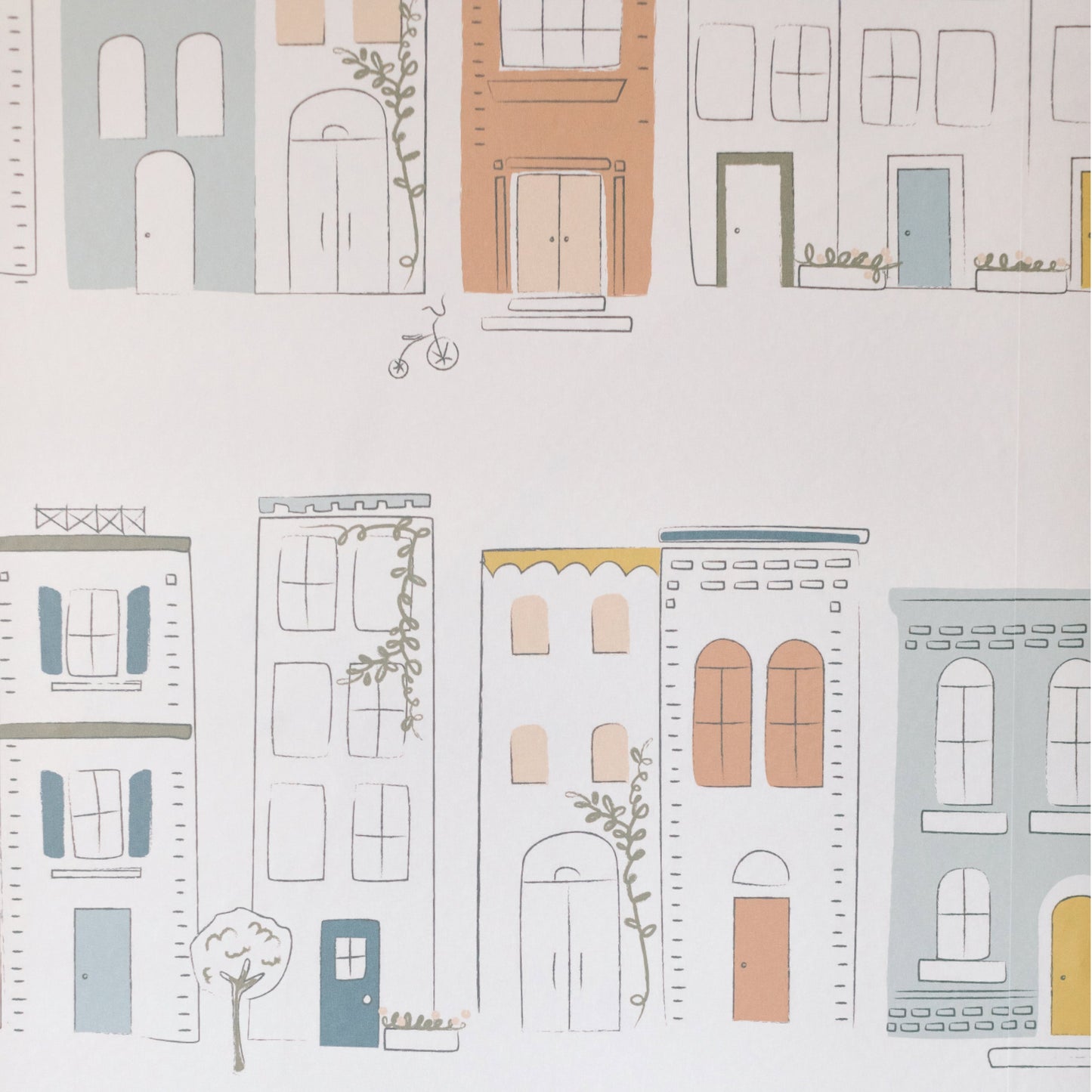 Image of My Neighborhood in Multi wallpaper