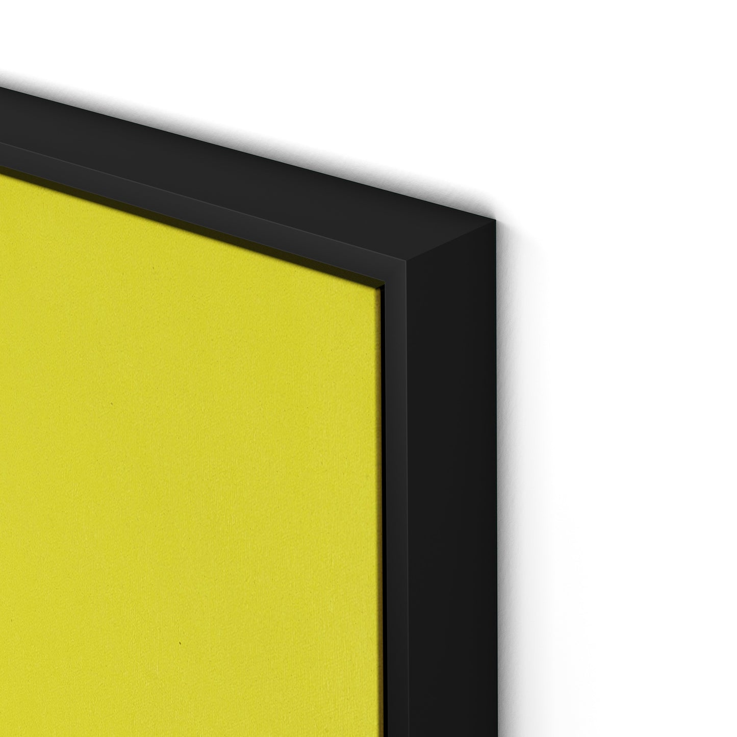 Pila Limon Canvas Floater Framed / 32 x 32 in / Black