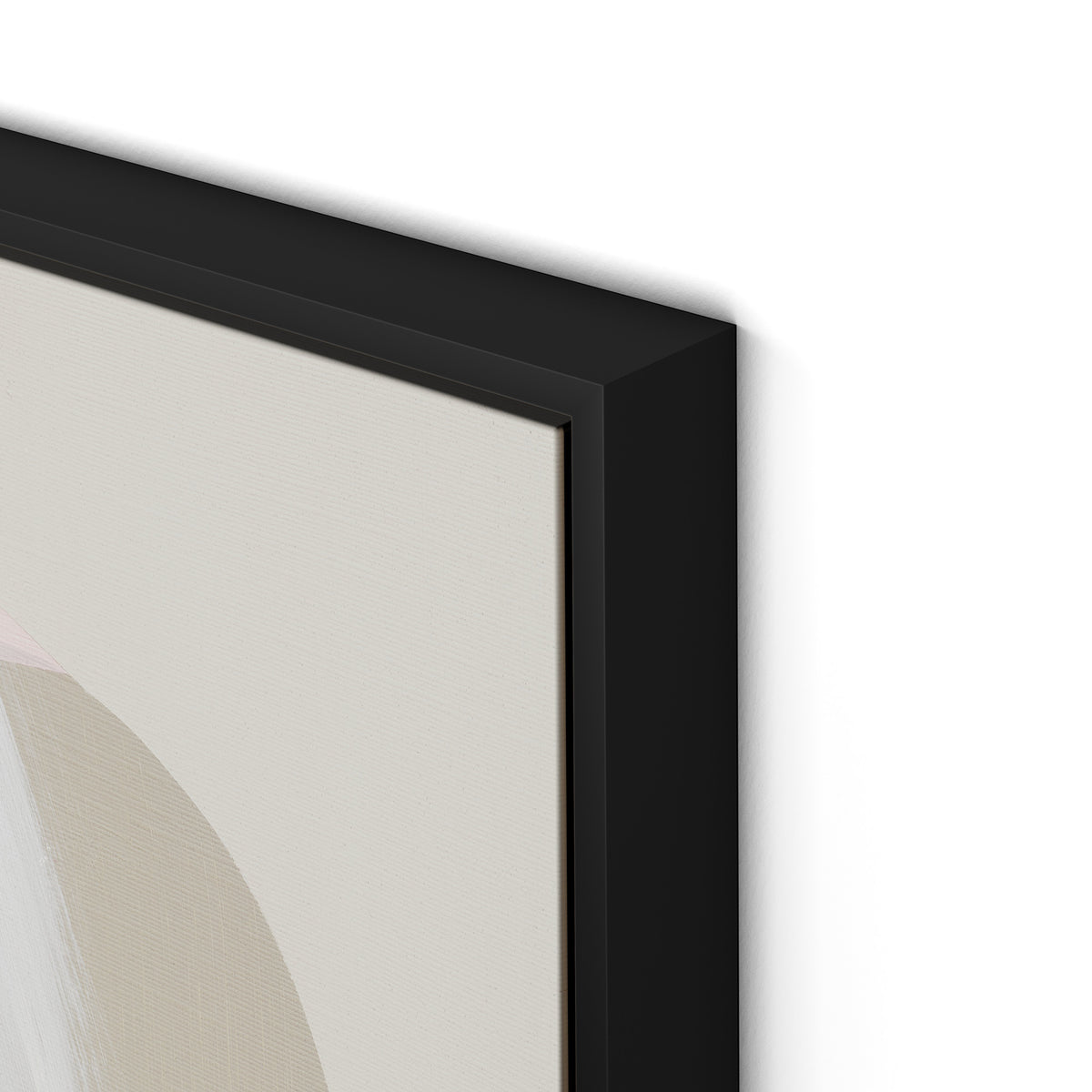 A Small Doorway Canvas Floater Framed / 24 x 32 in / Black