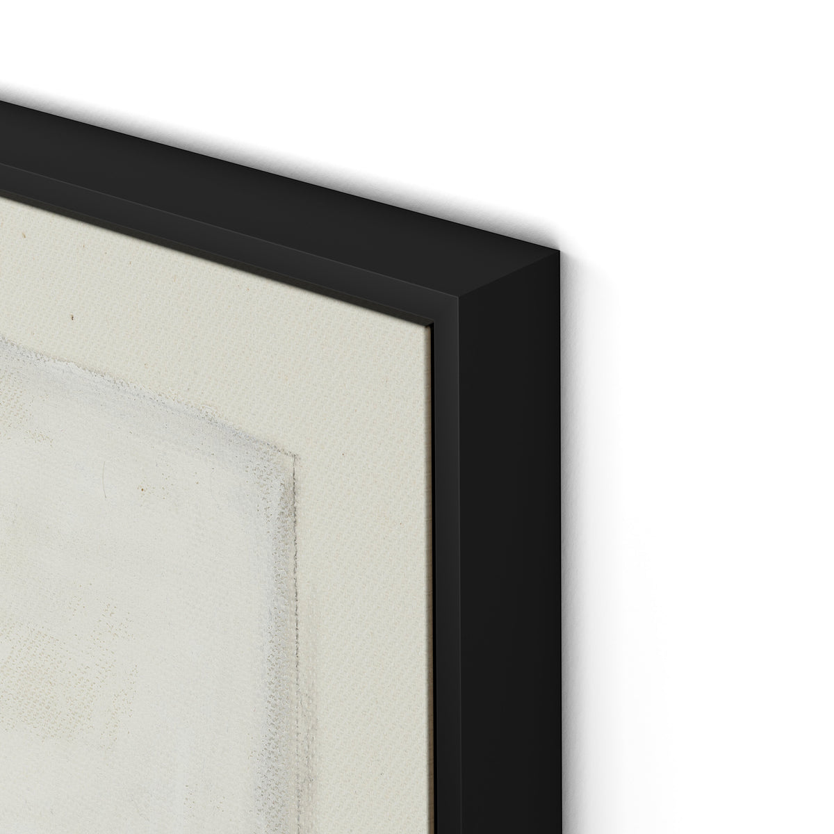 Lakeside Florets Canvas Floater Framed / 24 x 32 in / Black