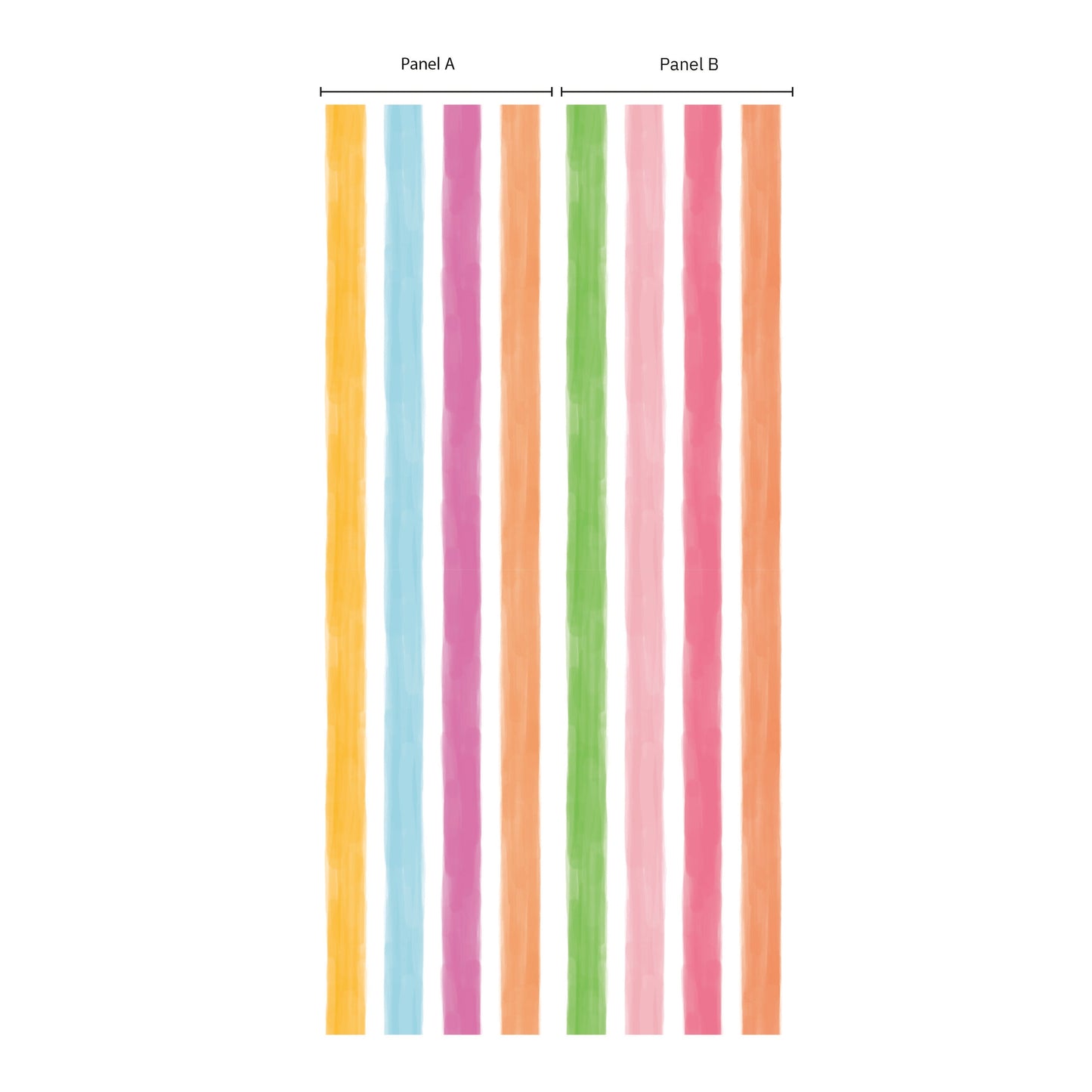 Watercolor Stripes wallpaper collection