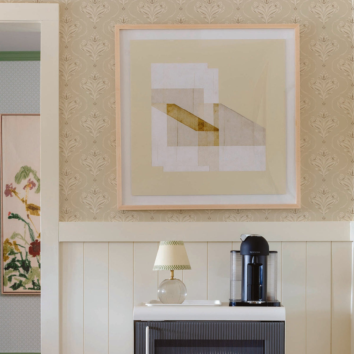 Image of Riviera in Taupe Wallpaper