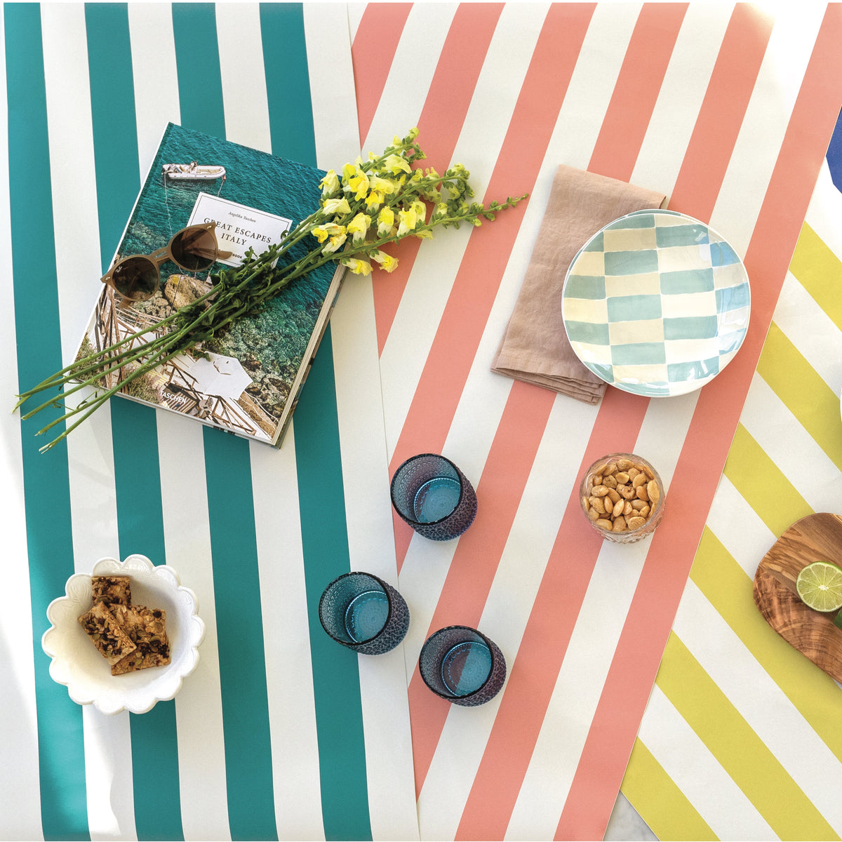 Resort Stripe wallpaper collection