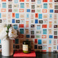 Image of NYC Matchbook in Multi Wallpaper