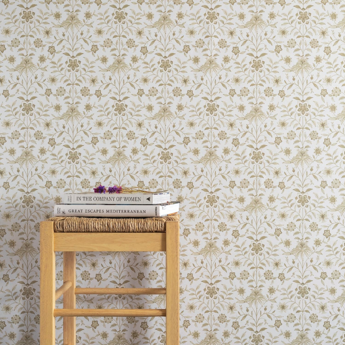 Image of Jaal in Tan Wallpaper