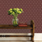 Image of Threaded Petal in Maroon Wallpaper