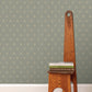 Image of Threaded Petal in Sage Wallpaper