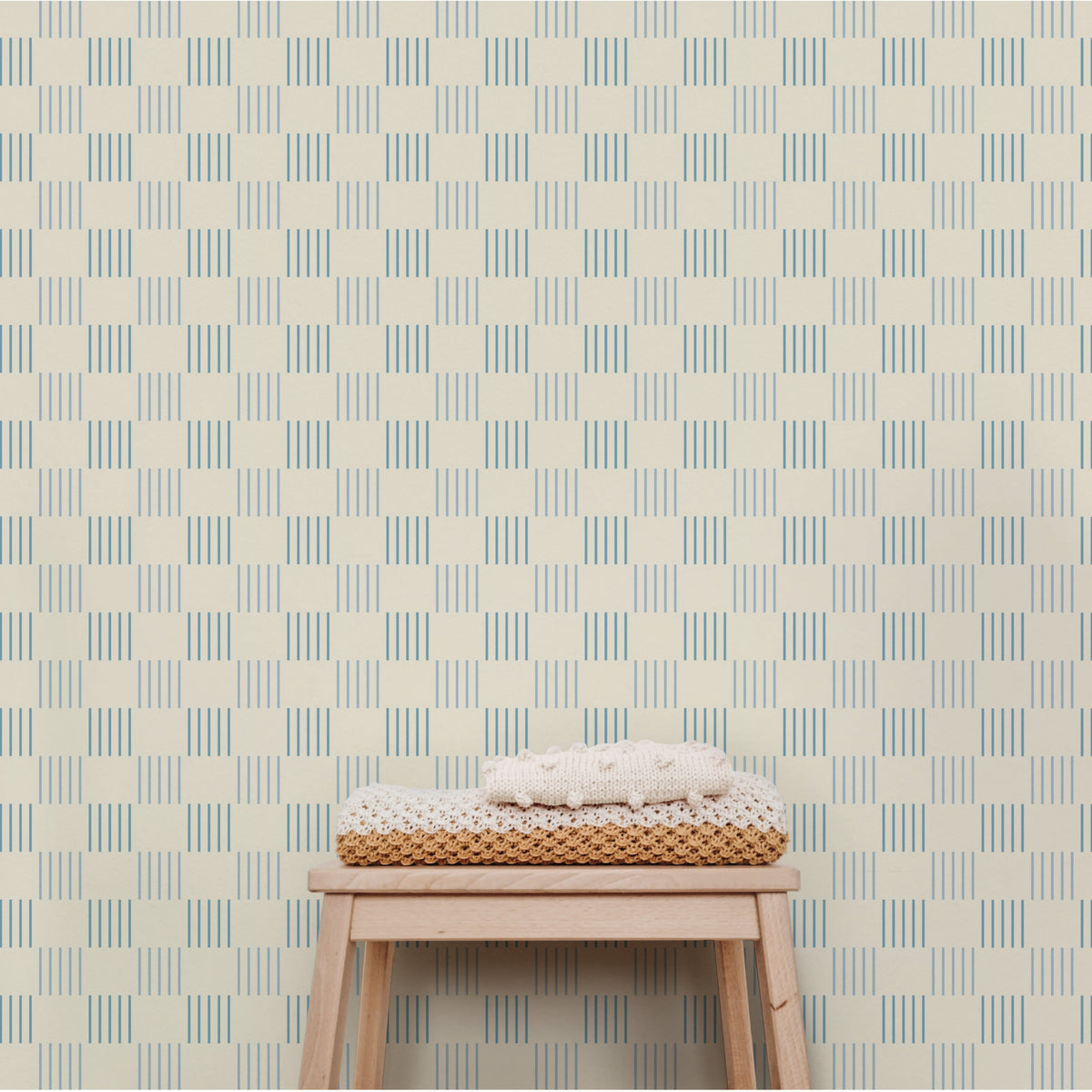 Image of Checkmate in Blue Wallpaper