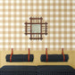 Image of Big Gingham in Camel Wallpaper
