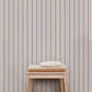 Image of Simple Stripe in Lilac Wallpaper