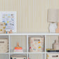 Image of Stripes Away in Marigold Wallpaper