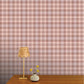 Image of Tonal Plaid in Petal Wallpaper
