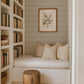 Image of Bazi Stripe in Sand Wallpaper