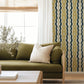 Kent Street in Ochre/Blue wallpaper.