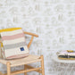 Image of Tree Toile in Mono Wallpaper