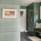 Image of Umi Stripe in Light Green Wallpaper