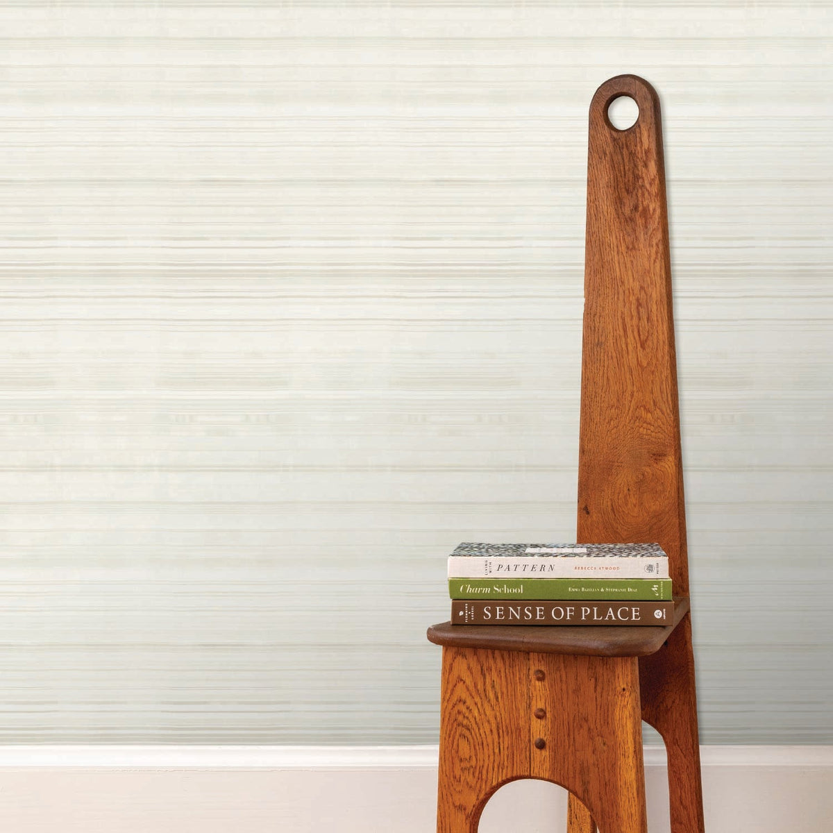 Image of Umi Stripe in Linen Wallpaper