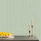 Image of Linen Stripe in Sage/Oat Wallpaper