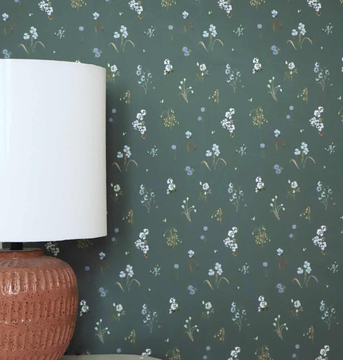 Image of Petite Garden in Fern Wallpaper