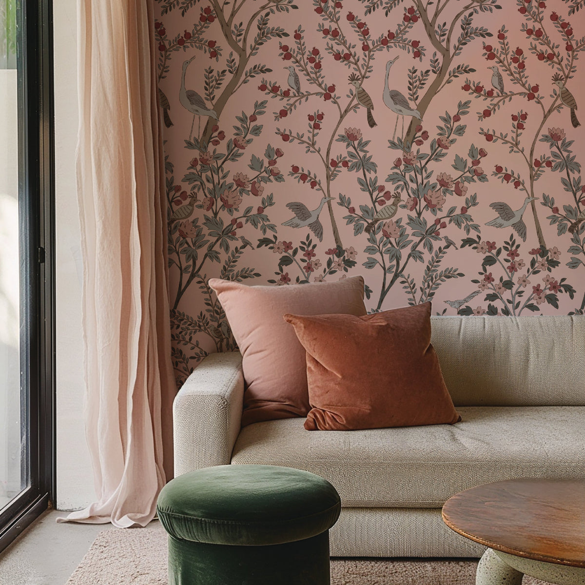 Image of Paradis in Petal Wallpaper