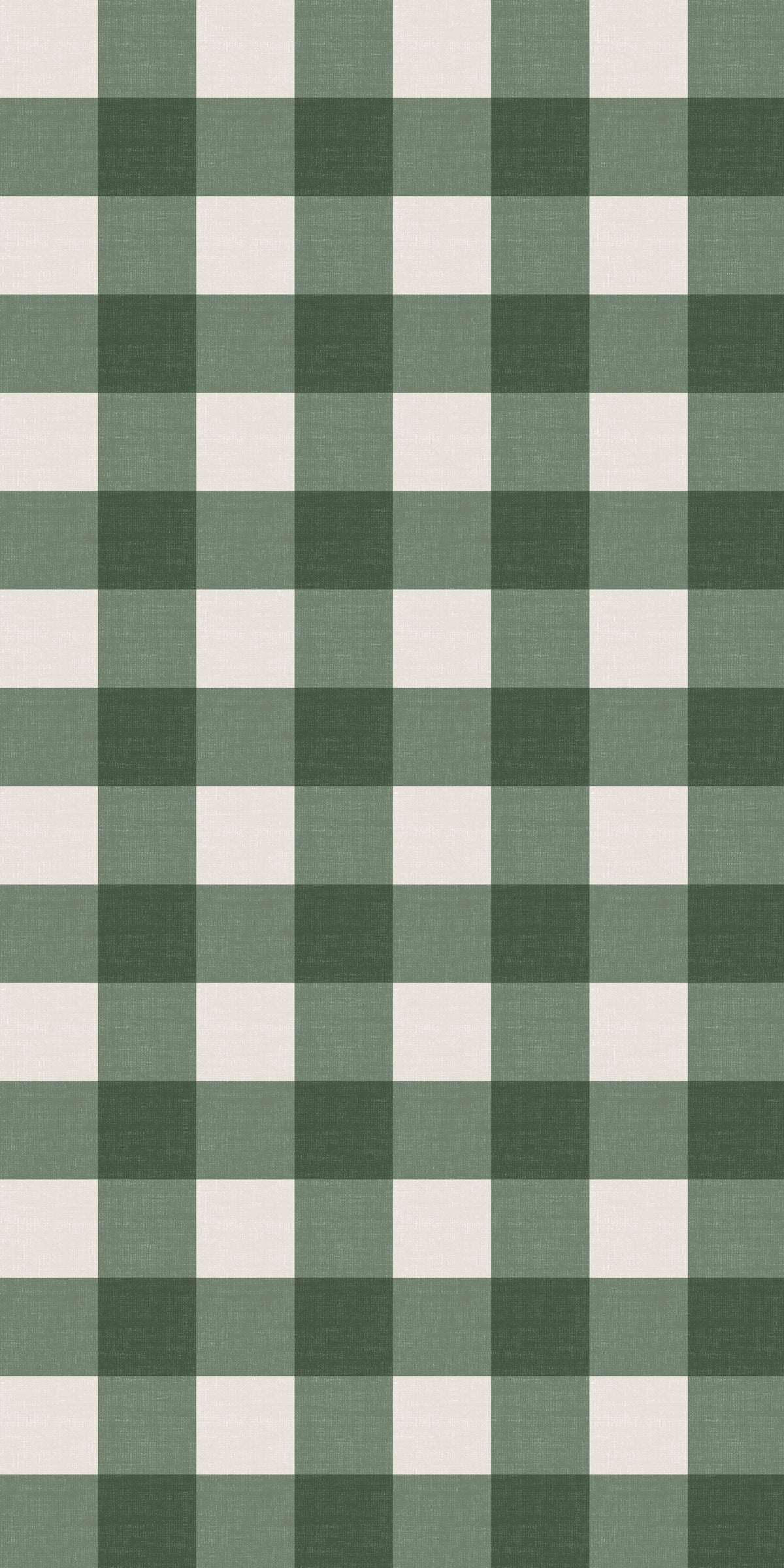 Image of Big Gingham in Pine Wallpaper