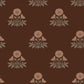 Blooming Poppies Wallpaper in Maroon/Blush