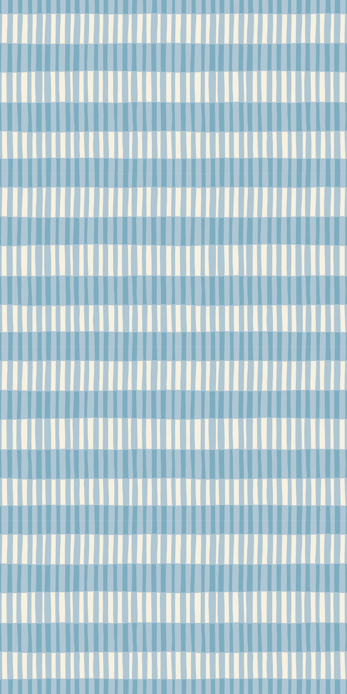 Image of Broken Stripe in Blue Wallpaper