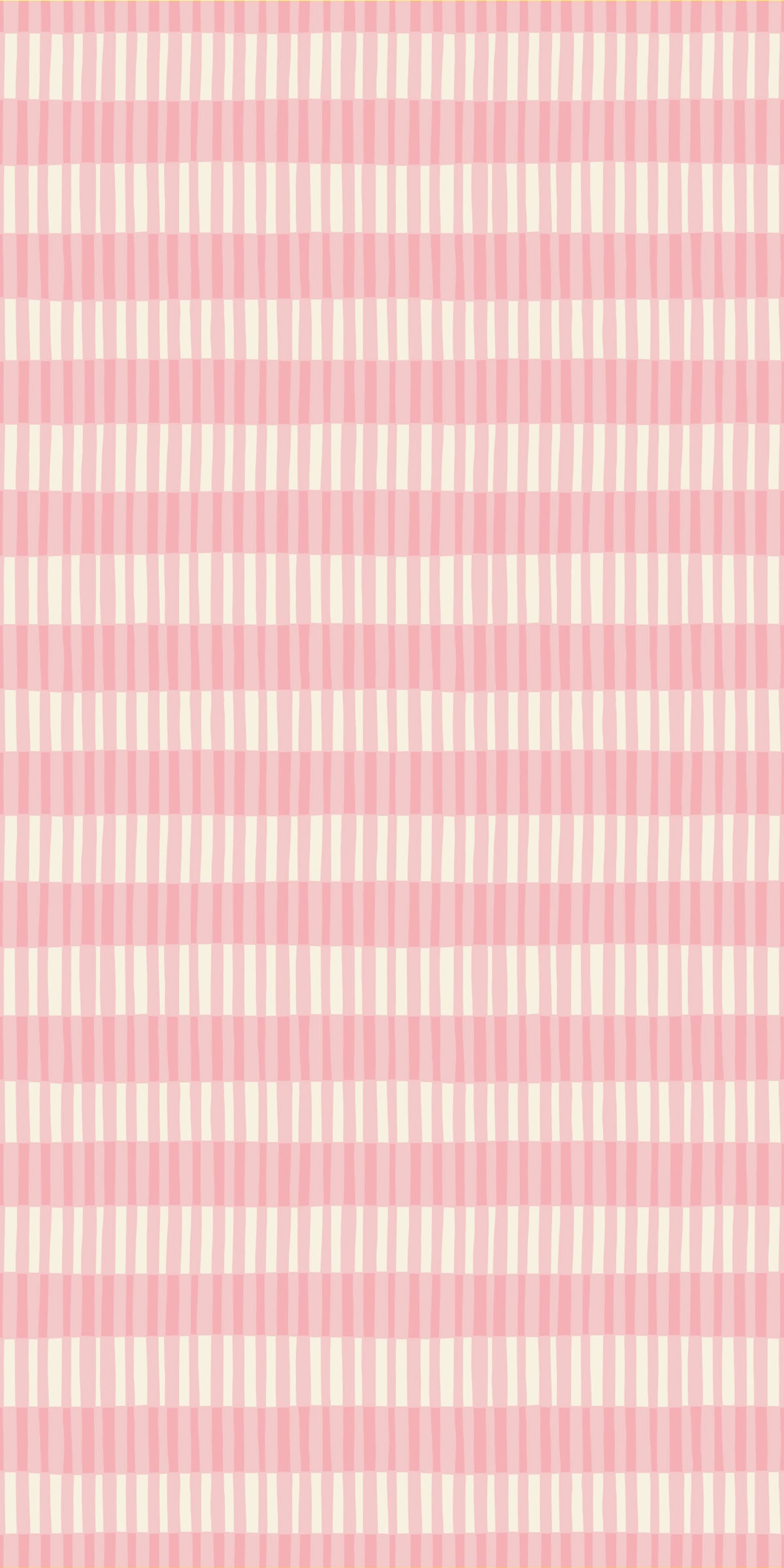 Image of Broken Stripe in Pink Wallpaper