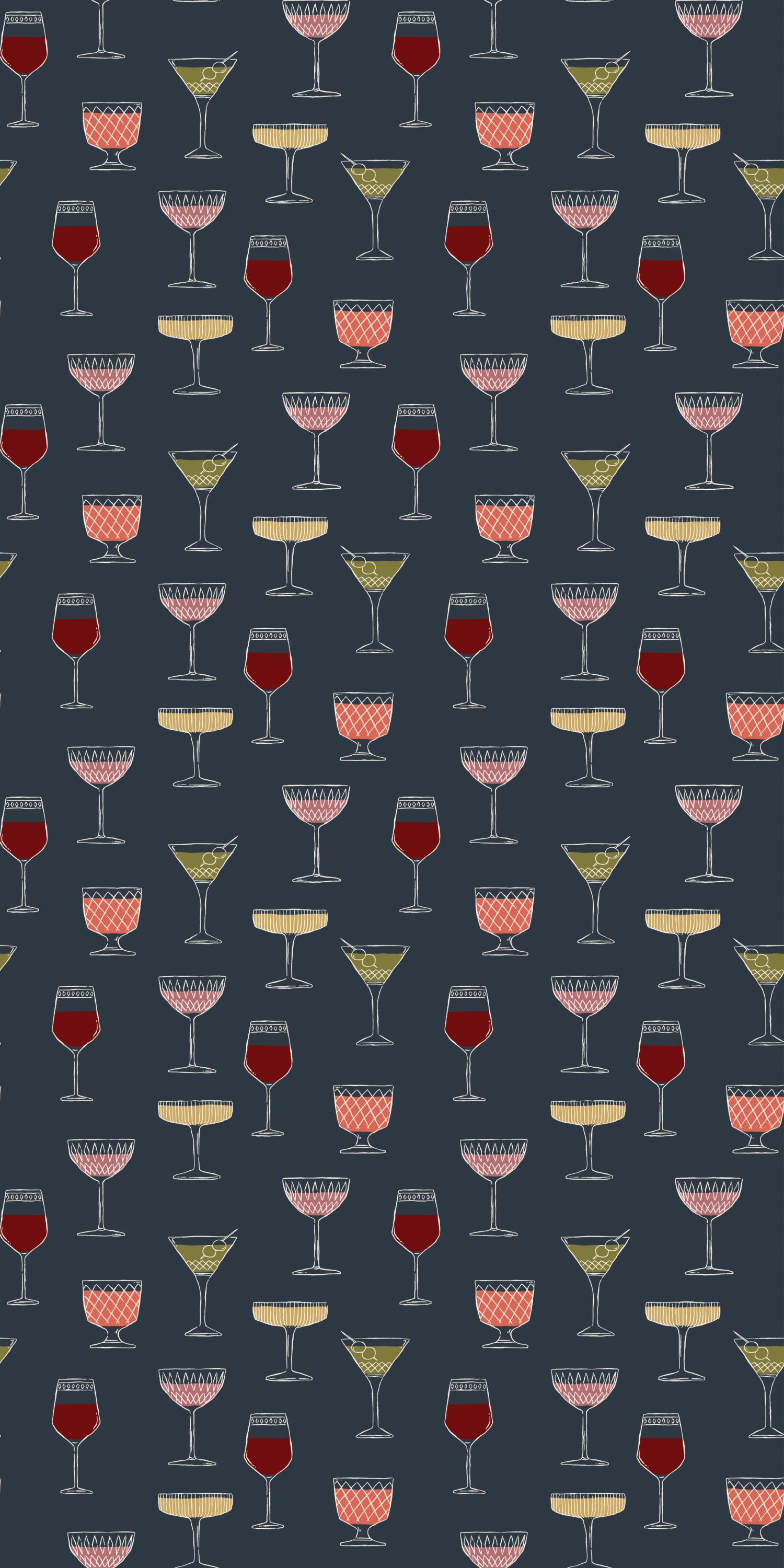 Image of Cocktails in Nighttime wallpaper