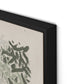 Prayers Under the Olive Tree Canvas Floater Framed / 32 x 19.5 in / Black