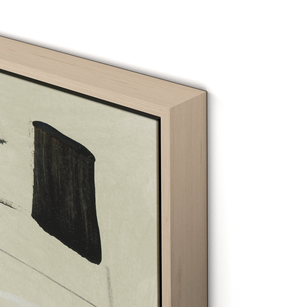 Combine Canvas Floater Framed / 32 x 24 in / Natural Maple
