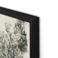 River Exe Canvas Floater Framed / 32 x 24 in / Black