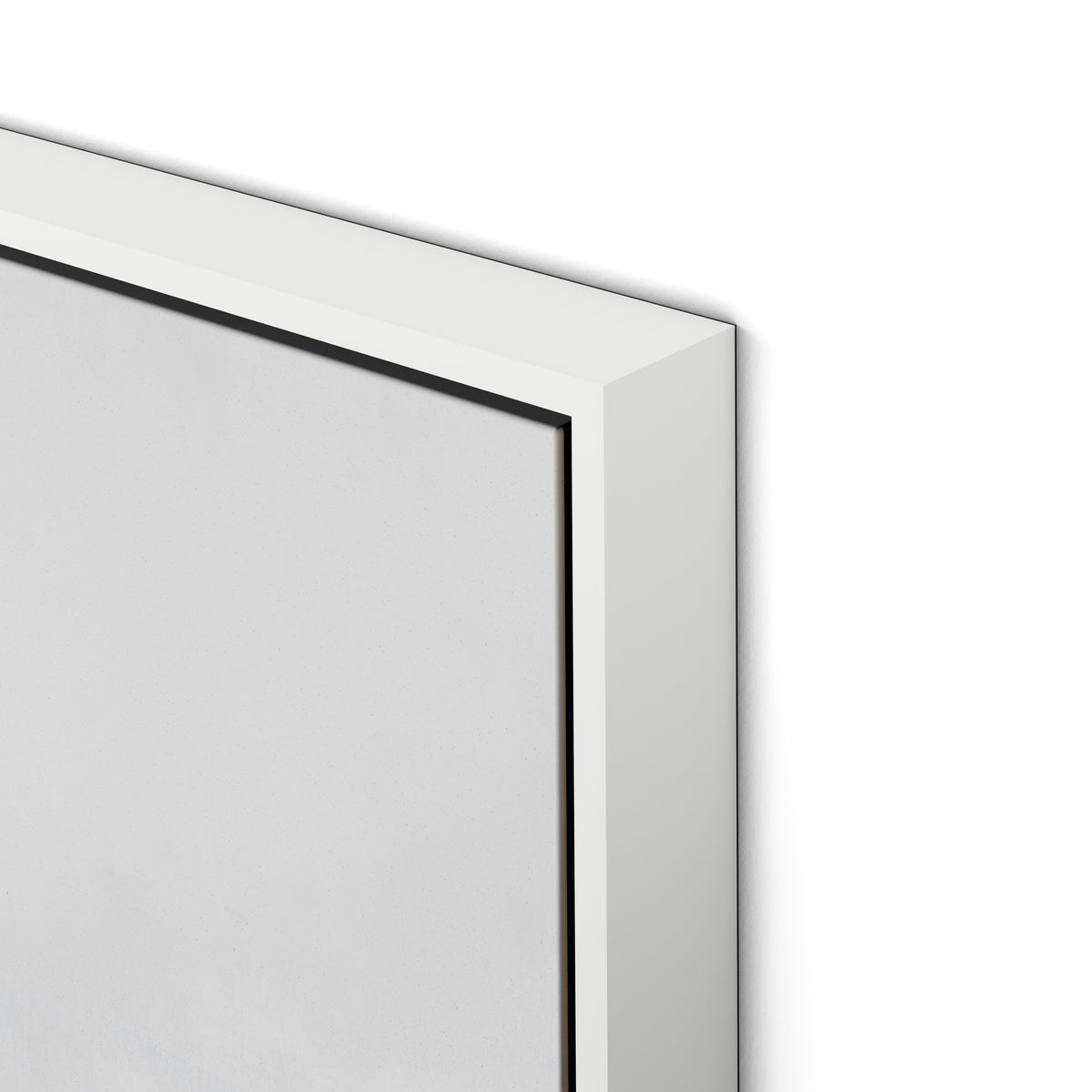 Dream Canvas Floater Framed / 32 x 22 in / White