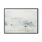 Ebb and Flow Canvas Floater Framed / 32 x 24 in / Black