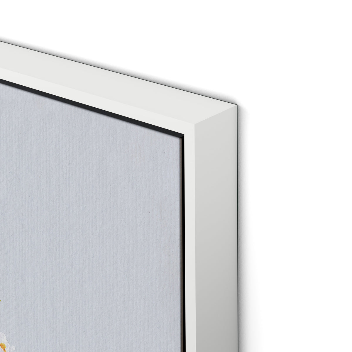 Bloom No. 2 Canvas Floater Framed / 32 x 24 in / White