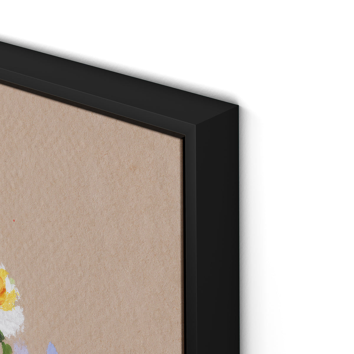 Bloom No. 3 Canvas Floater Framed / 32 x 24 in / Black