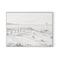 Setting Sail I Canvas Floater Framed / 32 x 24 in / White