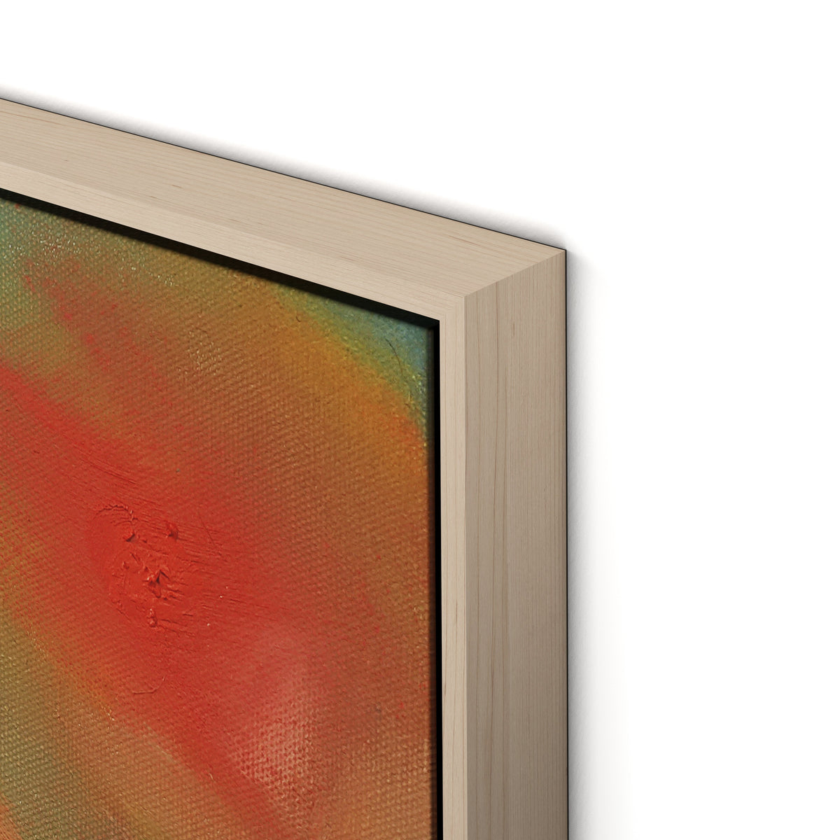 Turner Waltzer Canvas Floater Framed / 32 x 21.5 in / Natural Maple