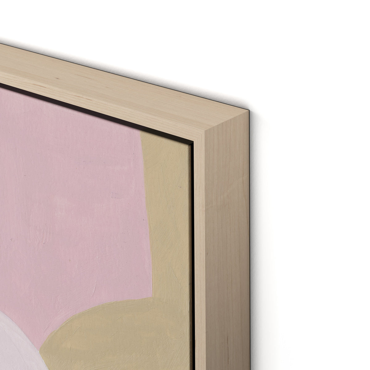 Cherri No. 6 Canvas Floater Framed / 32 x 24 in / Natural Maple