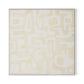 Talisman Canvas Floater Framed / 32 x 32 in / White