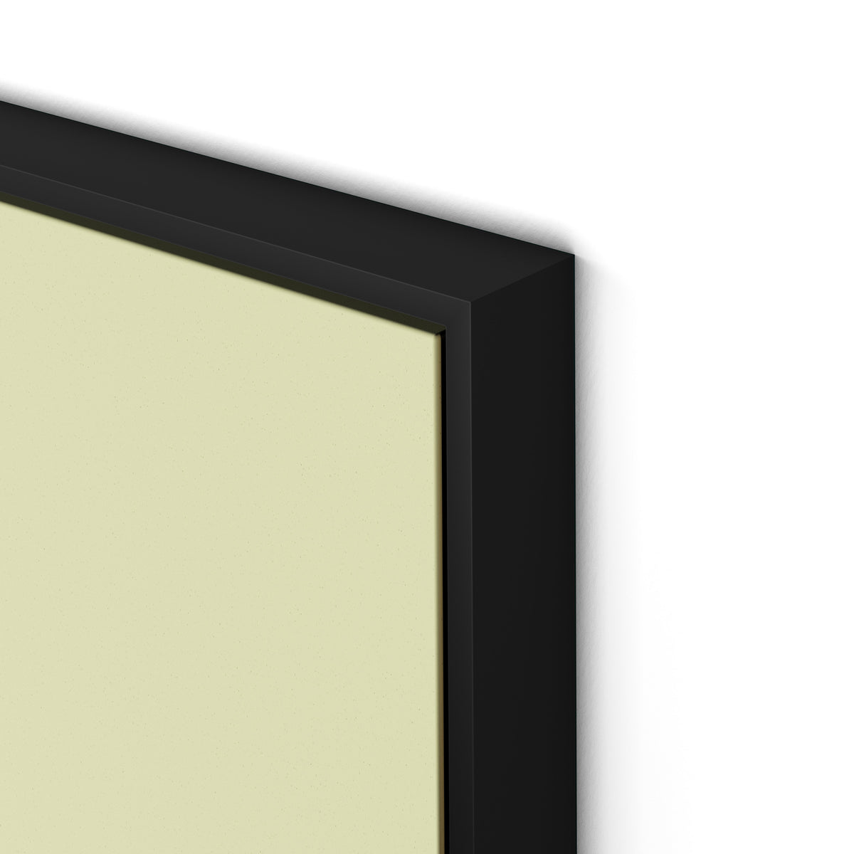 Untitled Box 2 Canvas Floater Framed / 32 x 32 in / Black