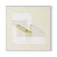 Untitled Box 3 Canvas Floater Framed / 32 x 32 in / White