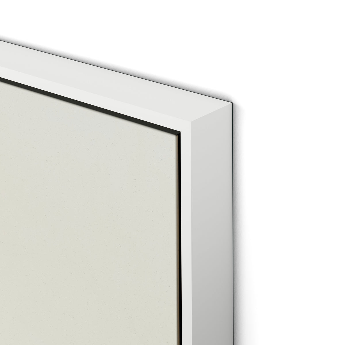 Sea Sage Canvas Floater Framed / 32 x 32 in / White