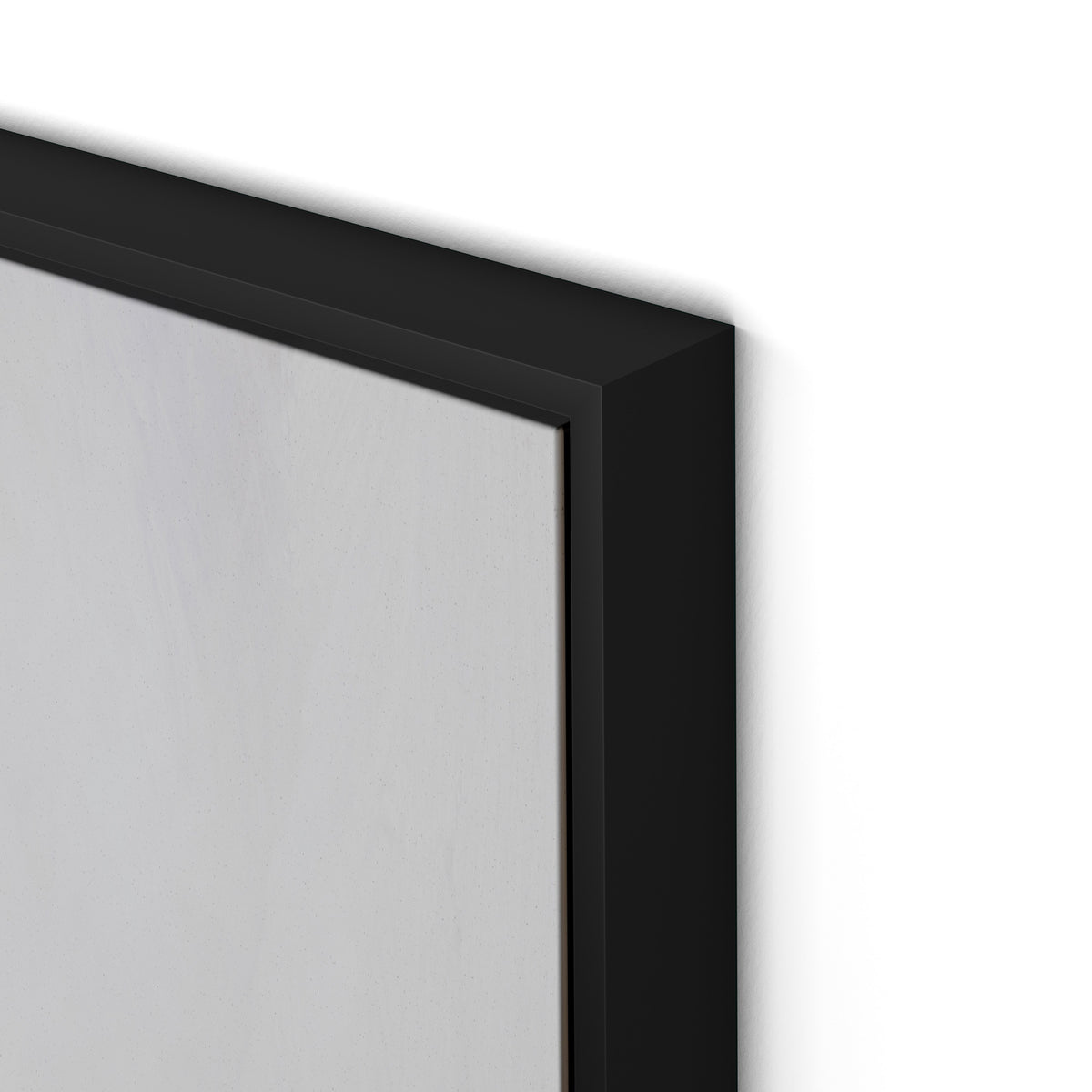 Beauty Canvas Floater Framed / 32 x 32 in / Black