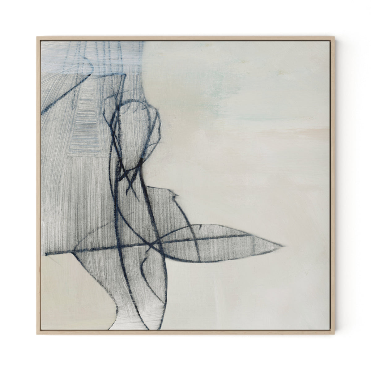 The Way Canvas Floater Framed / 32 x 32 in / Natural Maple