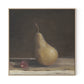 Pear I Canvas Floater Framed / 32 x 32 in / Natural Maple