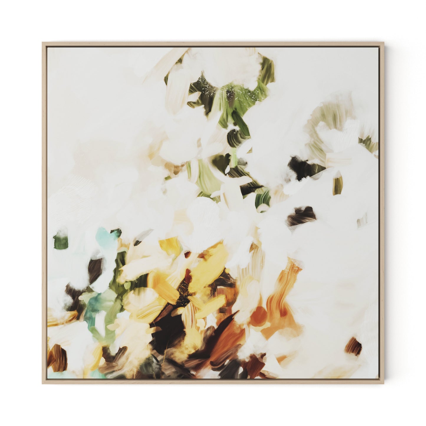 Hayden Canvas Floater Framed / 32 x 32 in / Natural Maple
