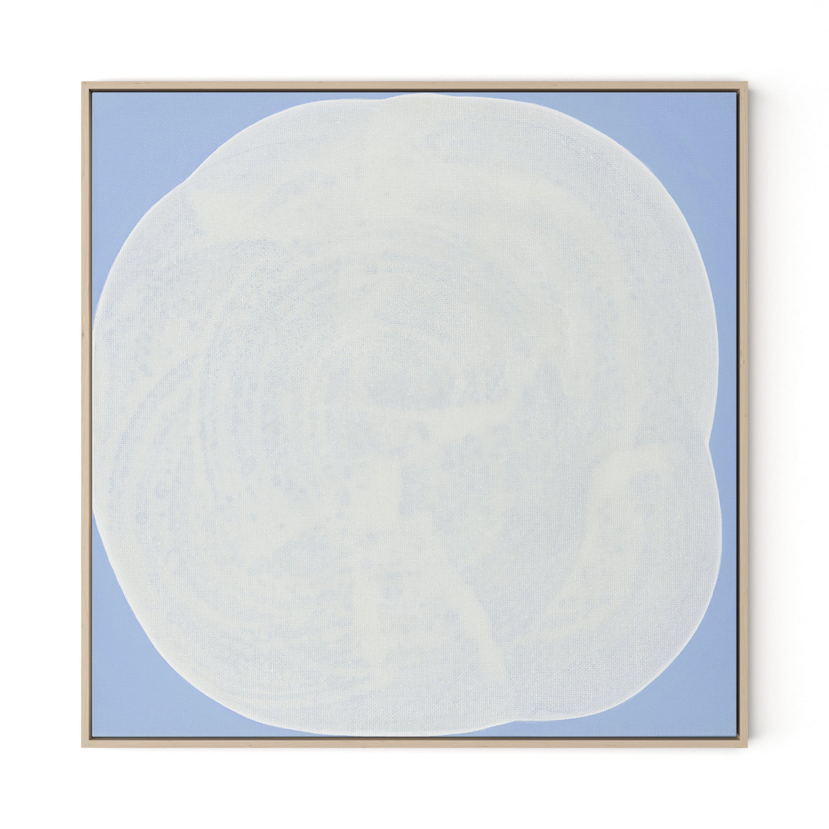Pearl Canvas Floater Framed / 32 x 32 in / Natural Maple