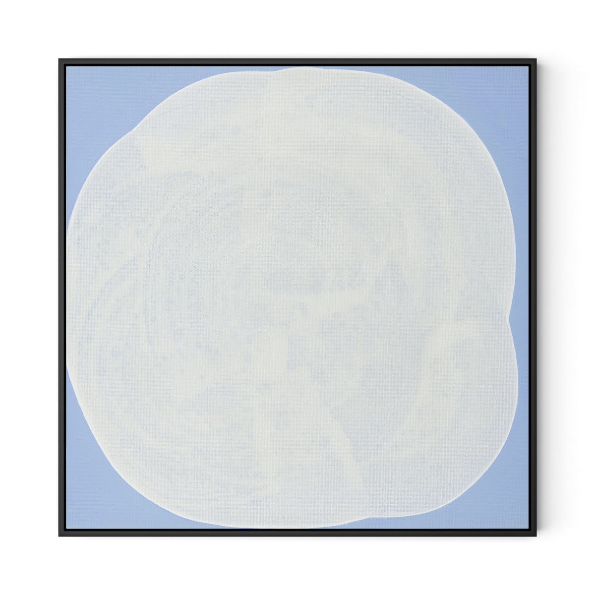 Pearl Canvas Floater Framed / 32 x 32 in / Black